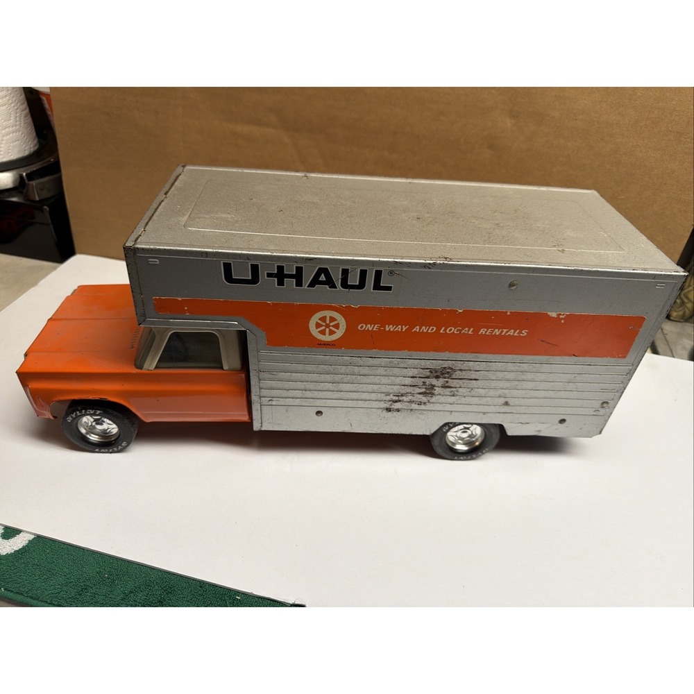 Vintage 70s Nylint U Haul Moving Van Chevy Square Body